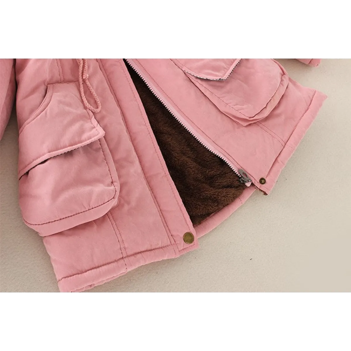 Women's Winter Cotton Jacket - Hooded Slim Fit Warm Parka